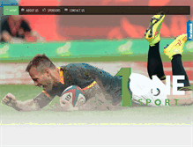 Tablet Screenshot of onesport.biz